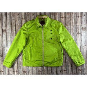 Coach Leatherware full zip Jacket size M color Green